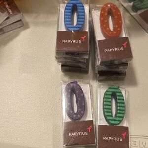 New PAPYRUS Multi-Color #0 Candle Total (10 Candles)
